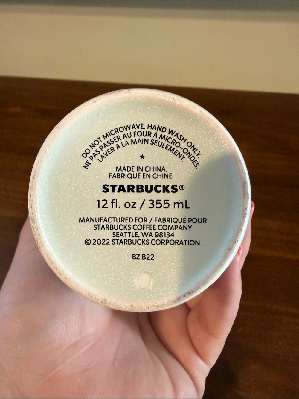 2022 Starbucks Mermaid Ceramic Tumbler - Picture 4 of 4